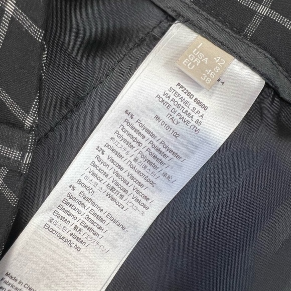 Stefanel checked pant SZ 8 - Picture 3 of 7